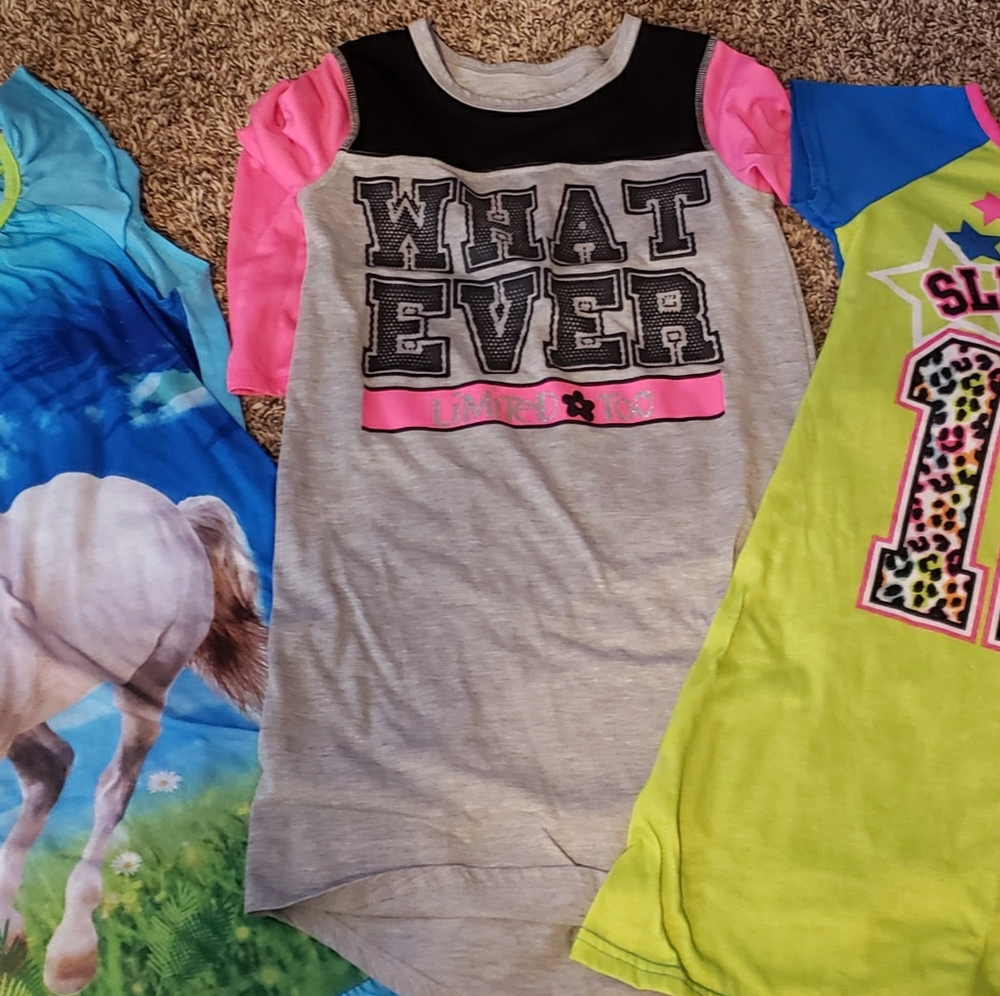 Girls 10/12 pajama lot